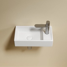 CeramicaNova Element CN6051LMW L Белый матовый 41 Раковина 21,7x40,7x10 см, Италия - фото 1 - фото 4