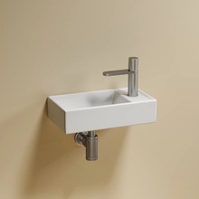 CeramicaNova Element CN6051LMW L Белый матовый 41 Раковина 21,7x40,7x10 см, Италия - фото 1 - 2 CeramicaNova Element CN6051LMW L Белый матовый 41 Раковина 21,7x40,7x10 см, Италия - фото 1 - фото 2