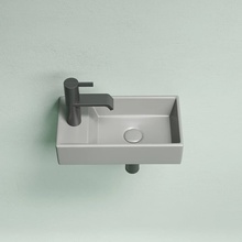 CeramicaNova Element CN6051RMH R Антрацит матовый 41 Раковина 21,7x40,7x10 см, Италия - фото 1 - фото 3