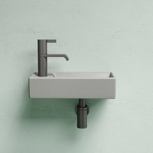 CeramicaNova Element CN6051RMH R Антрацит матовый 41 Раковина 21,7x40,7x10 см, Италия - фото 1 - фото 4