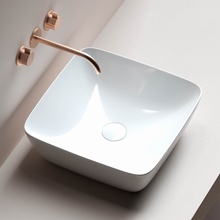 CeramicaNova Form CN2002 Белый 42 Раковина 42x42x14,5 см, Италия - фото 1 - фото 4