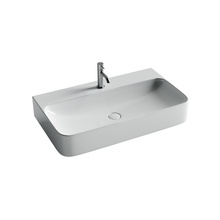 CeramicaNova Aura CN2006 Белый 80 Раковина 47,5x81,5x14 см, Италия - фото 1 CeramicaNova Aura CN2006 Белый 80 Раковина 47,5x81,5x14 см, Италия - фото 1 - фото 1