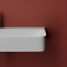 CeramicaNova Aura CN2007 Белый 100 Раковина 47,6x102x14 см, Италия - фото 1 - фото 4