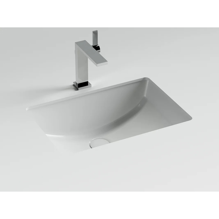 CeramicaNova Эра (Era) CN7032 Встраиваемая снизу Белая 52 Раковина 37x52x21 см, Италия - фото 1 CeramicaNova Эра (Era) CN7032 Встраиваемая снизу Белая 52 Раковина 37x52x21 см, Италия - фото 1