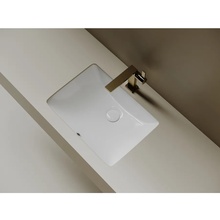 CeramicaNova Era CN15001 Белая глянцевая 50 Раковина 38x51,5x19,5 см, Италия - фото 1 - фото 4