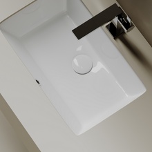 CeramicaNova Era CN15004 Белая глянцевая 50 Раковина 34,5x52,5x17,5 см, Италия - фото 1 - фото 4