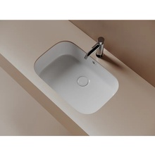 CeramicaNova Era CN15006 Белая глянцевая 57 Раковина 39,5x57x19 см, Италия - фото 1 - фото 3