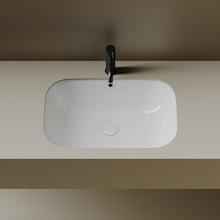 CeramicaNova Era CN15007 Встраиваемая снизу Белая 60 Раковина 40,5x61x19 см, Италия - фото 1 - фото 3