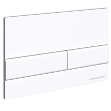 CeramicaNova Flat CN002W Белый матовый Кнопка смыва 2,8x23,6x15,2 см, Италия - фото 1 - фото 2