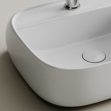 CeramicaNova Fonte CN5051 Белый 50 Раковина 42,5x50,5x15 см, Италия - фото 1 - фото 4