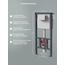 CeramicaNova Fortis CN3001_CN161001_CN121000_CN16-002W Унитаз подвесной с инсталляцией 49x37x37 см, Италия - фото 5