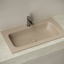 CeramicaNova Grace CN7013MC Капучино матовый 101 Раковина 45,7x101x13,7 см, Италия - фото 1 - фото 4