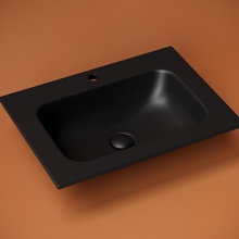 CeramicaNova Grace CN7011MB Чёрный матовый 60 Раковина 45,7x61x13,7 см, Италия - фото 1 - фото 2