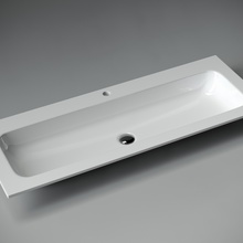 CeramicaNova Grace CN7017 Белый 120 Раковина 45,7x121x13,7 см, Италия - фото 1 - фото 2