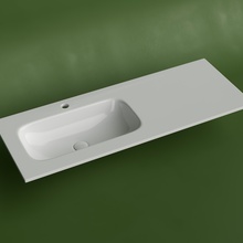 CeramicaNova Grace CN7020 L Белый 120 Раковина 45,7x121x13,7 см, Италия - фото 1 - фото 3