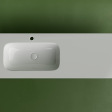 CeramicaNova Grace CN7020 L Белый 120 Раковина 45,7x121x13,7 см, Италия - фото 1 - 2 CeramicaNova Grace CN7020 L Белый 120 Раковина 45,7x121x13,7 см, Италия - фото 1 - фото 2