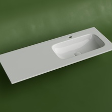 CeramicaNova Grace CN7021 R Белый 120 Раковина 45,7x121x13,7 см, Италия - фото 1 - фото 3