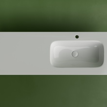 CeramicaNova Grace CN7021 R Белый 120 Раковина 45,7x121x13,7 см, Италия - фото 1 - 2 CeramicaNova Grace CN7021 R Белый 120 Раковина 45,7x121x13,7 см, Италия - фото 1 - фото 2