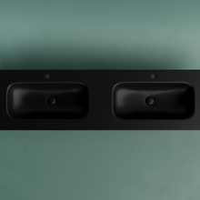 CeramicaNova Grace CN7023 Чёрный матовый 160 Раковина 46x161x13,7 см, Италия - фото 1 - 2 CeramicaNova Grace CN7023 Чёрный матовый 160 Раковина 46x161x13,7 см, Италия - фото 1 - фото 2