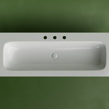 CeramicaNova Grace CN7024 Белый 120 Раковина 46x121x13,7 см, Италия - фото 1 - 2 CeramicaNova Grace CN7024 Белый 120 Раковина 46x121x13,7 см, Италия - фото 1 - фото 2