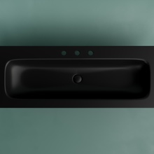 CeramicaNova Grace CN7024MB Чёрный матовый 120 Раковина 46x121x13,7 см, Италия - фото 1 - 2 CeramicaNova Grace CN7024MB Чёрный матовый 120 Раковина 46x121x13,7 см, Италия - фото 1 - фото 2