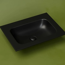 CeramicaNova Grace CN7011MBwx Чёрный матовый 60 Раковина 45,7x61x13,7 см, Италия - фото 1 - фото 2