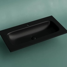 CeramicaNova Grace CN7019MB Чёрный матовый 90 Раковина 45,7x91x13,7 см, Италия - фото 1 - фото 3