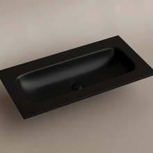 CeramicaNova Grace CN7019MBwx Чёрный матовый 90 Раковина 45,7x91x13,7 см, Италия - фото 1 - фото 3