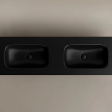 CeramicaNova Grace CN7022MBwx Чёрный матовый 140 Раковина 46x141x13,7 см, Италия - фото 1 - 2 CeramicaNova Grace CN7022MBwx Чёрный матовый 140 Раковина 46x141x13,7 см, Италия - фото 1 - фото 2