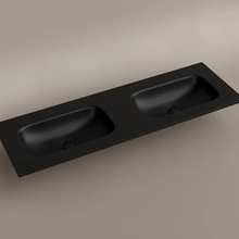 CeramicaNova Grace CN7022MBwx Чёрный матовый 140 Раковина 46x141x13,7 см, Италия - фото 1 - фото 3