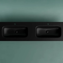 CeramicaNova Grace CN7023MB Чёрный матовый 160 Раковина 46x160x13,7 см, Италия - фото 1 - фото 3