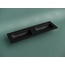 CeramicaNova Grace CN7023MB Чёрный матовый 160 Раковина 46x160x13,7 см, Италия - фото 3