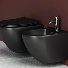 CeramicaNova Metropol CN4002MB_1002B_1000 Унитаз подвесной с инсталляцией 49x36,5x36 см, Италия - фото 1 - фото 3