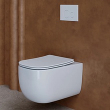 CeramicaNova Noel Rimless CN3013 Унитаз подвесной 52,5x36x35 см, Италия - фото 1 - фото 4