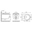 CeramicaNova Play Rimless+ CN3001_1001M_1000 Унитаз подвесной с инсталляцией 49x37x34 см, Италия - фото 15