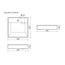 CeramicaNova Quattro CN0101 Над стиральной машиной Белая 60 Раковина 60x60x12,3 см, Италия - фото 6