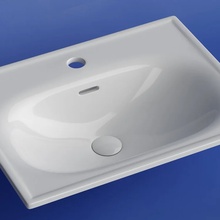 CeramicaNova Sabo CN13001 Белый 60 Раковина 46x60x18 см, Италия - фото 1 - 2 CeramicaNova Sabo CN13001 Белый 60 Раковина 46x60x18 см, Италия - фото 1 - фото 2