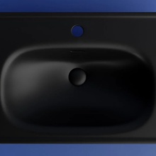 CeramicaNova Sabo CN13002MB Чёрный матовый 80 Раковина 46x80x17 см, Италия - фото 1 - 2 CeramicaNova Sabo CN13002MB Чёрный матовый 80 Раковина 46x80x17 см, Италия - фото 1 - фото 2