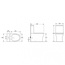 CeramicaNova Star CN1904-T Белый  3/6 л. Бачок для унитаза 40x36x42 см, Италия - фото 3