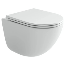 CeramicaNova Vogue CN4008TMW Унитаз подвесной 49,5x36x38,5 см, Италия - фото 1 - фото 1