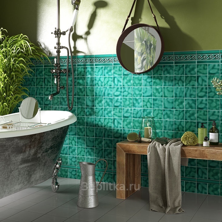 Cerasarda Marezzati 10x10, керамика, Италия - фото интерьера 1