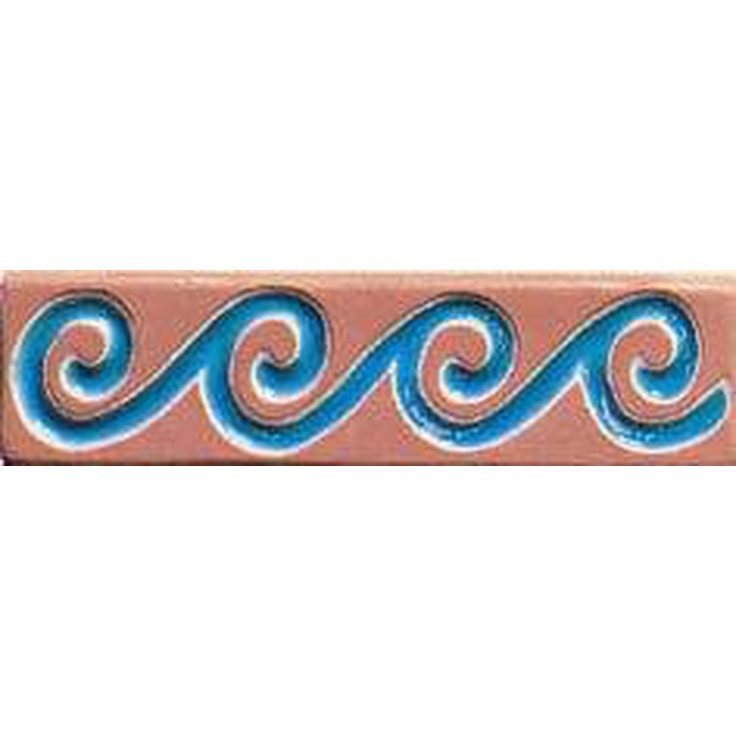 Cerasarda Pitrizza 1030640 Listelli Onda Cotto Azzurro Mare Бордюр 5x20 см, Италия - фото 1 Cerasarda Pitrizza 1030640 Listelli Onda Cotto Azzurro Mare Бордюр 5x20 см, Италия - фото 1