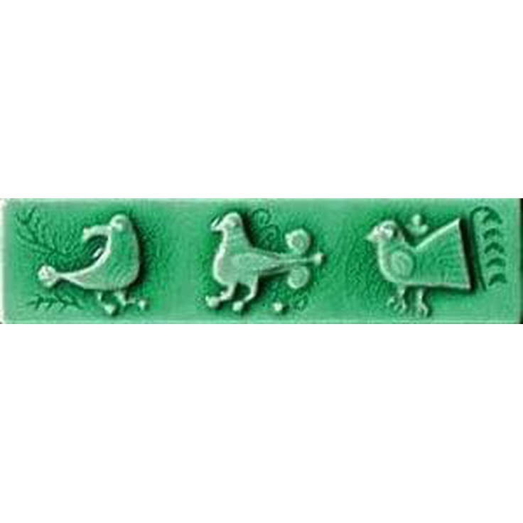 Cerasarda Pitrizza 1031707 Listello Pavoncelle Verde Smeraldo Бордюр 5x20 см, Италия - фото 1 Cerasarda Pitrizza 1031707 Listello Pavoncelle Verde Smeraldo Бордюр 5x20 см, Италия - фото 1