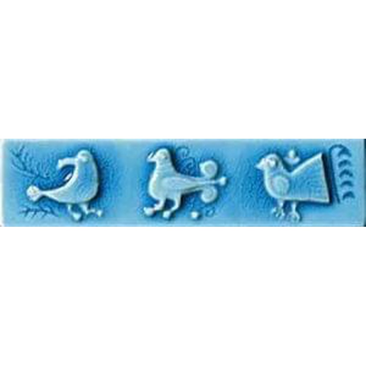 Cerasarda Pitrizza 1031709 Listello Pavoncelle Azzurro Mare Бордюр 5x20 см, Италия - фото 1