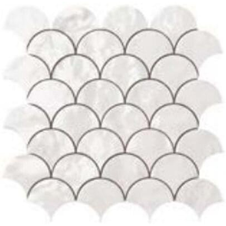 Cerasarda Trasparenze Marine 1039636 Mosaico Ventaglio Cristallo Мозаика 26x26,5 см, Италия - фото 1