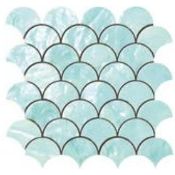Cerasarda Trasparenze Marine 1039637 Mosaico Ventaglio Acqua Мозаика 26x26,5 см, Италия - фото 1