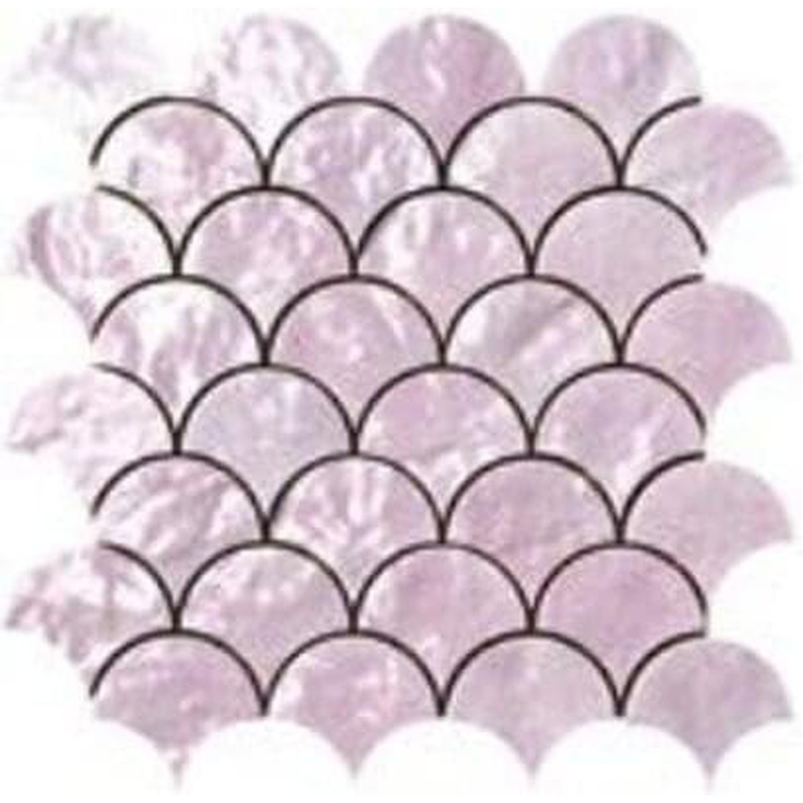 Cerasarda Trasparenze Marine 1039639 Mosaico Ventaglio Ametista Мозаика 26x26,5 см, Италия - фото 1