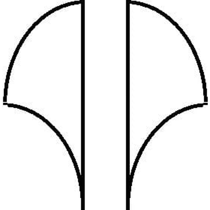 Cerasarda Trasparenze Marine 1042872 Mosaico Ventaglio Chiusura Verticale Sx Acqua Спец. Элемент 3,2x6,5 см, Италия - фото 1