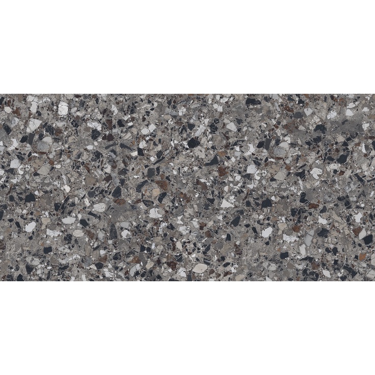 Cerdomus Neoclassica 108369 Ossidiana Brushed 8,5mm Керамогранит 60x120 см, Италия, терраццо - фото 1 Cerdomus Neoclassica 108369 Ossidiana Brushed 8,5mm Керамогранит 60x120 см, Италия, терраццо - фото 1