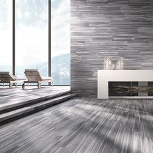 Плитка под дерево синяя - фото 1